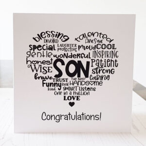 Son Congratulations Card 401