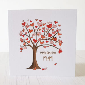 Mum Happy Birthday Tree CardMum Birthday Card Tree 388