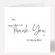 Personalised Thank You For Being Our Usher Card