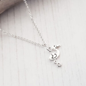 Little Flamingo Pendant Sterling Silver 443