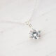 Cubic Zirconia Sterling Silver Pendant 471