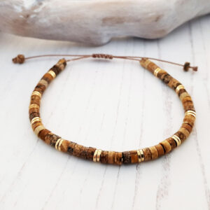 Picture Jasper Natural Gemstone Bracelet