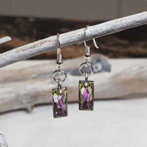 Pink Mix Crystal Earrings 246