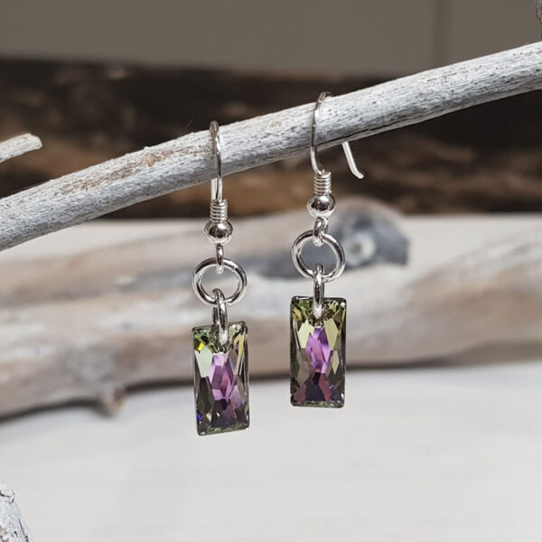 Pink Mix Crystal Earrings 246