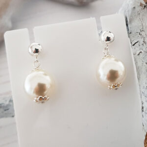 Classic Swarovski Crystal Pearl Earrings 430