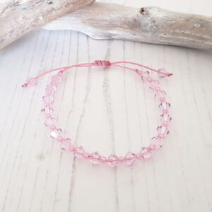 Pink Swarovski Crystal Bracelet