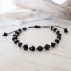Jet Black Swarovski Crystal Bracelet