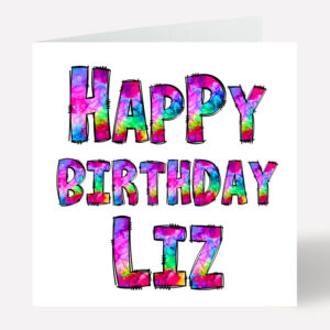 Personalised Happy Birthday Rainbow