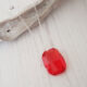 Red Swarovski Crystal Large Rock Pendant 511