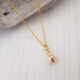 Gold Pineapple Pendant 513