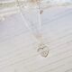 Silver Heart Necklace 518