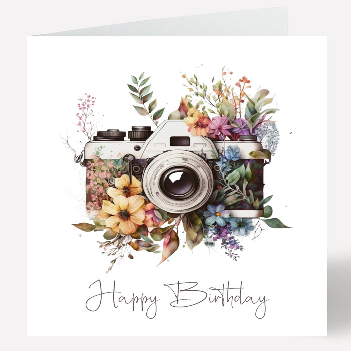Happy Birthday Card Camera 519