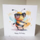 Bumble Bee Birthday Card 543