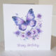 Butterfly Birthday Card 554