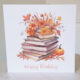 Autumn Books Birthday Card 557