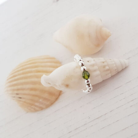 Stacking Ring Olivine 115