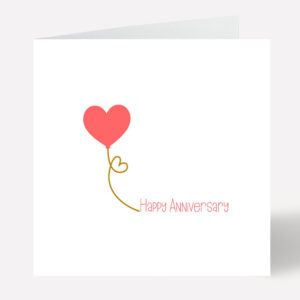 Anniversary Card Personalised Card 591