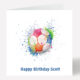 Football Personalised Birthday Card 631