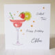 Strawberry Daiquiri Cocktail Birthday Cards