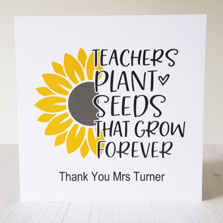 Teachers Thank You Card 408