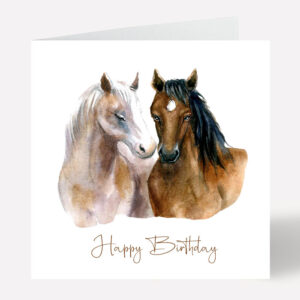 Horse Happy Birthday Card 458