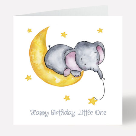 Elephant Happy Birthday Card 464