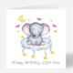 Elephant Happy Birthday Card 465
