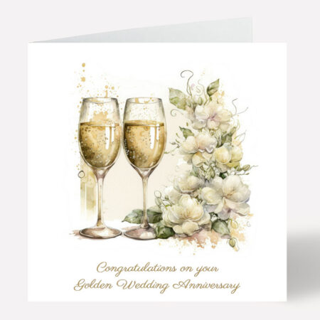 Golden Anniversary Card 604