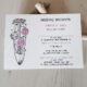 Charles Rennie Mackintosh Style Wedding Invitation 922