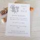 Thistle Shamrock Wedding Invitation 931
