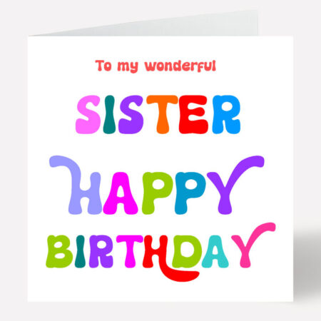 Sister Birthday Card 761