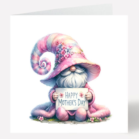 Mothers Day Card Gnome 845