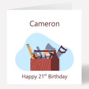 Toolbox Birthday Card 870