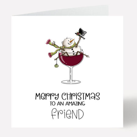 Friend Funny Christmas Card 316