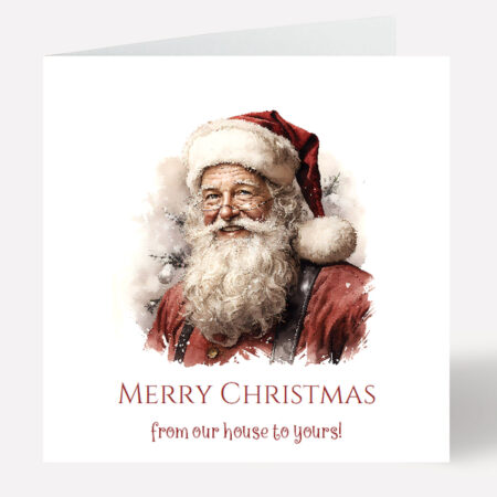 Santa Christmas Card 636