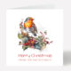 Personalised Robin Christmas Card 774