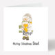 Funny Dad Beer Christmas Card 791