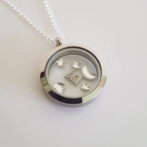 Personalised Initial Locket Necklace 1