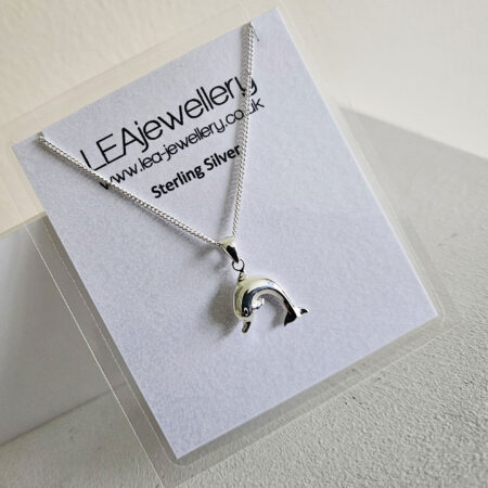 Dolphin Pendant Sterling Silver 486