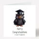 Wise Owl Graduation Card Personalised 256