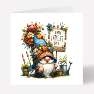 Gnome Happy Fathers Day Card 688