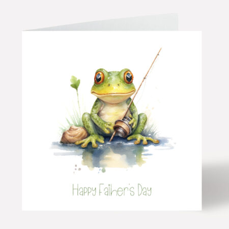 Fishing Happy Fathers Day Card 690