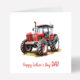 Tractor Happy Fathers Day Card 694