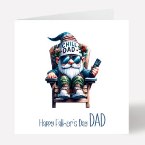 Chilling Dad Happy Fathers Day Card 693