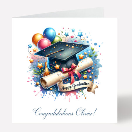 Graduation Card Personalised 697