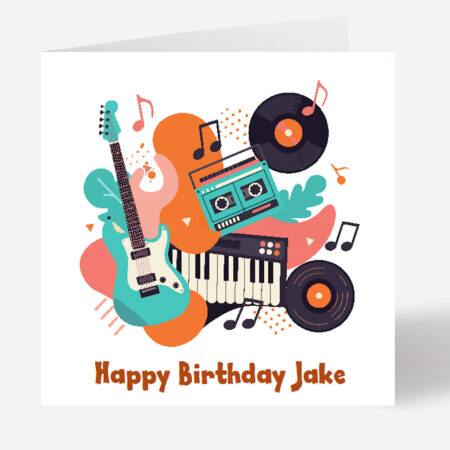 Music Happy Birthday Card 967