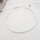 Anklet Beaded White 117