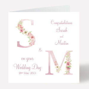 Wedding Card Personalised 960
