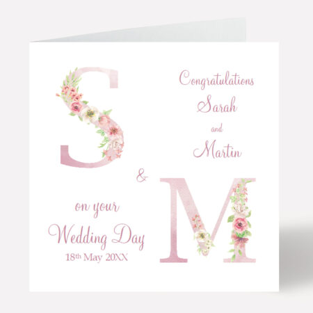 Wedding Card Personalised 960