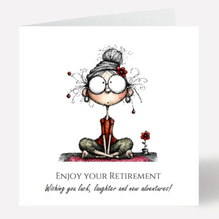 Happy Retirement Yoga Card 1003